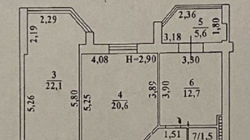 Продам квартиру 81.3 кв. м., 3/11, новый дом, жк Дом у Фонтана. — фото 6