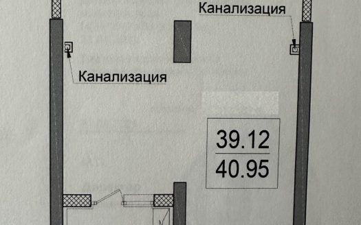 Продам квартиру 40.95 кв. м., 5/26, новый дом, жк Посейдон.