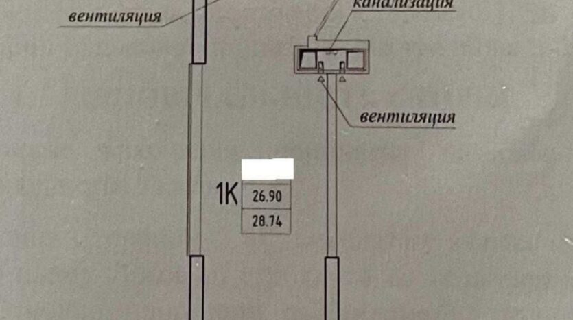 Продам квартиру - студию 28.74 кв. м., 20/26, новый дом, жк Эллада. — фото 4