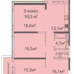 Продам квартиру 93 кв. м., 6/25, новый дом, жк Оскар. — Головне фото
