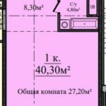 Продам квартиру 40.3 кв. м., 13/25, новый дом, жк Sea View. — Головне фото