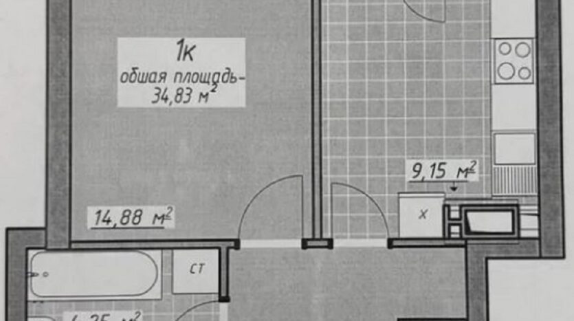 Продам 1 кімнатну квартиру в новому будинку в ЖК Одеські Традиції на Глушку — фото 18