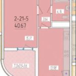 Продам квартиру 40.67 кв. м., 21/24, новый дом, жк 66-я Жемчужина. — Головне фото