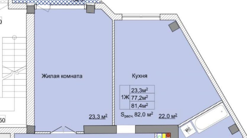 Продается двухкомнатная квартира с видом на море в ЖК Аквамарин — фото 2