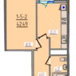 Продам квартиру 42.49 кв.м., 5/24, новый дом, жк 66-я Жемчужина. — Головне фото