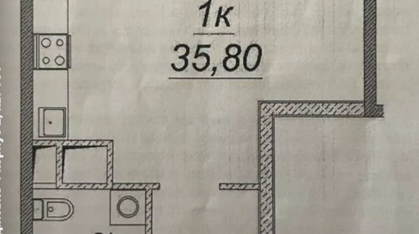 Продам квартиру 35.8 кв.м., 14/25, новый дом, жк Sea View. — фото 3