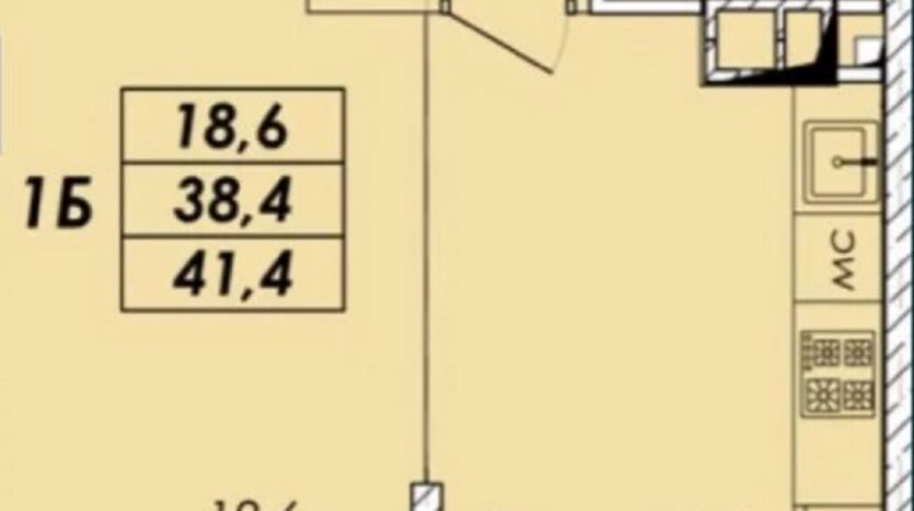Продам квартиру 41.4 кв. м., 7/16, новый дом, жк Прохоровский Квартал. — фото 3
