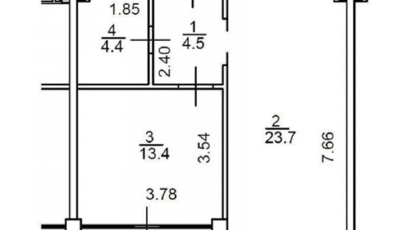 Продам квартиру 48.7 кв.м., 16/22,  новый доме, жк Кандинский. — фото 17