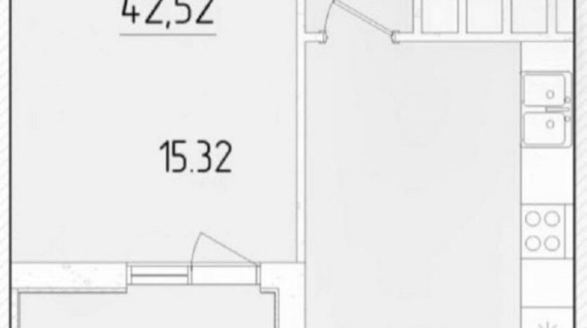 Продам 1 кімнатну квартиру в новому будинку в ЖК 68-а Перлина — Головне фото