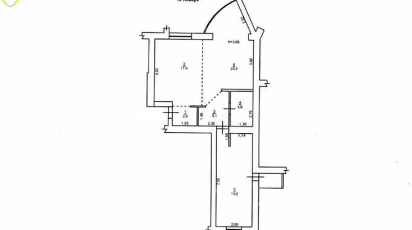 Продам квартиру 76 кв.м., 9/16, новый дом, ул. Кленовая/Марш. Говорова — Головне фото