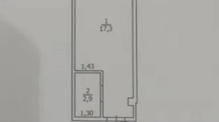 Продам квартиру-студию 20.2 кв.м., 7/9, новый дом,  жк Дом на Боровского. — Головне фото