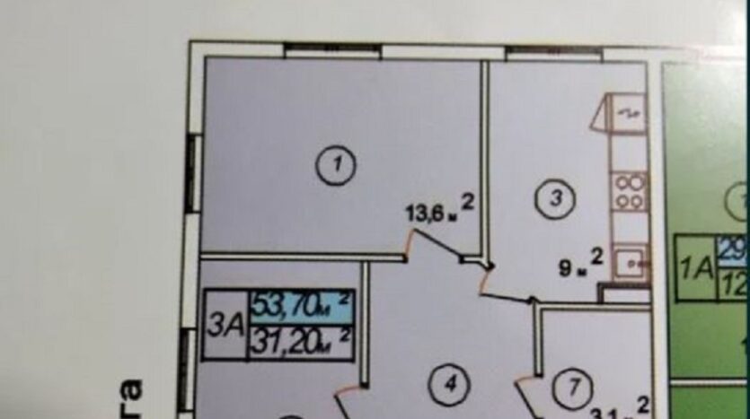 Продам квартиру 54 кв. м., 20/21, новый дом, жк Лузановский парк. — фото 8