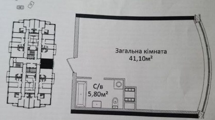 Продам квартиру 46.9 кв. м., 12/24, новый дом, жк 4 Сезона. — фото 5