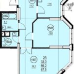 Продам  квартиру 67 кв.м., 14/24, новый дом, жк Французский бульвар. — фото 6