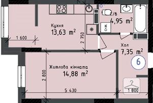 План квартири (натисніть для збільшення)